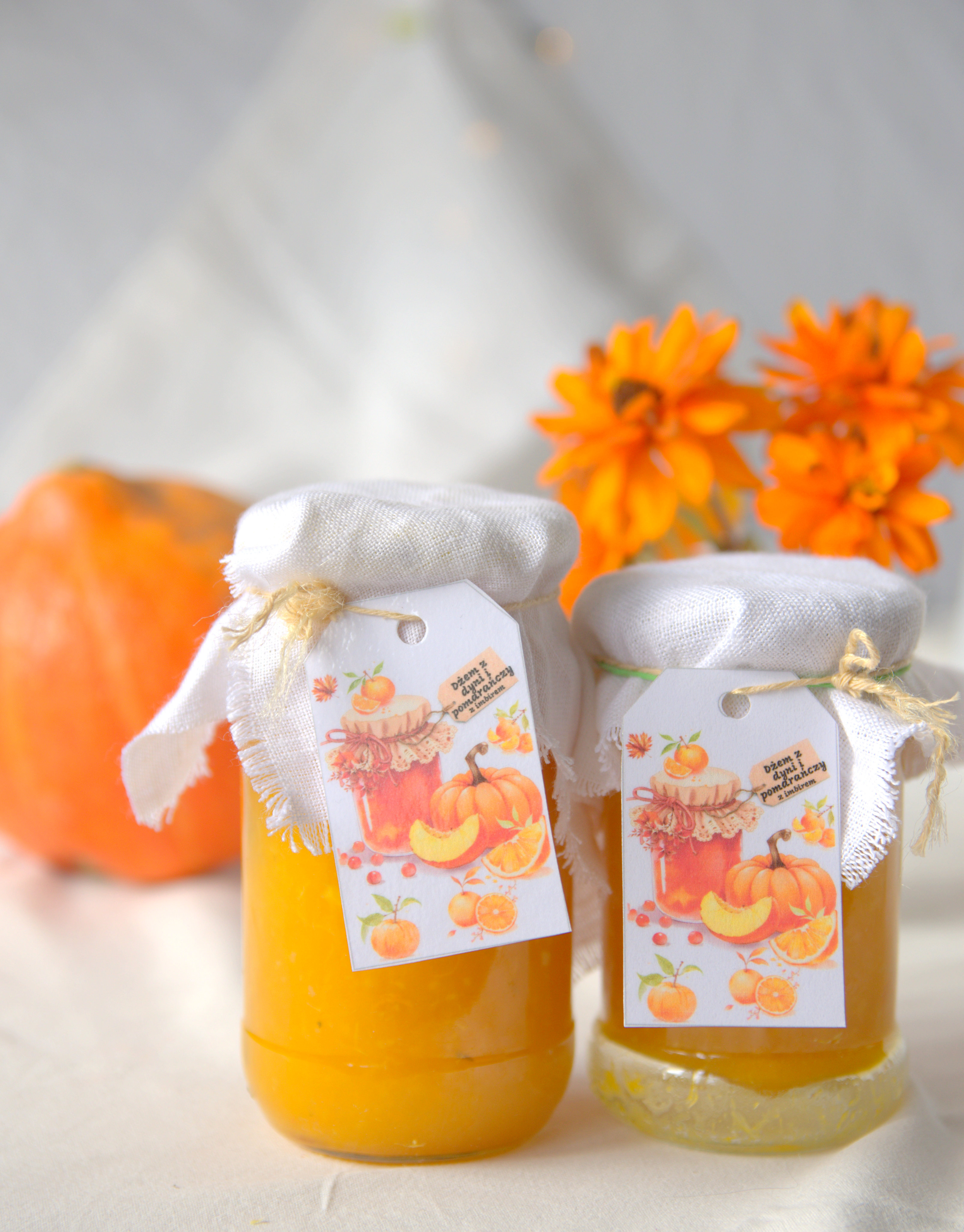 Dżem z dyni i pomarańczy z nutą imbiru