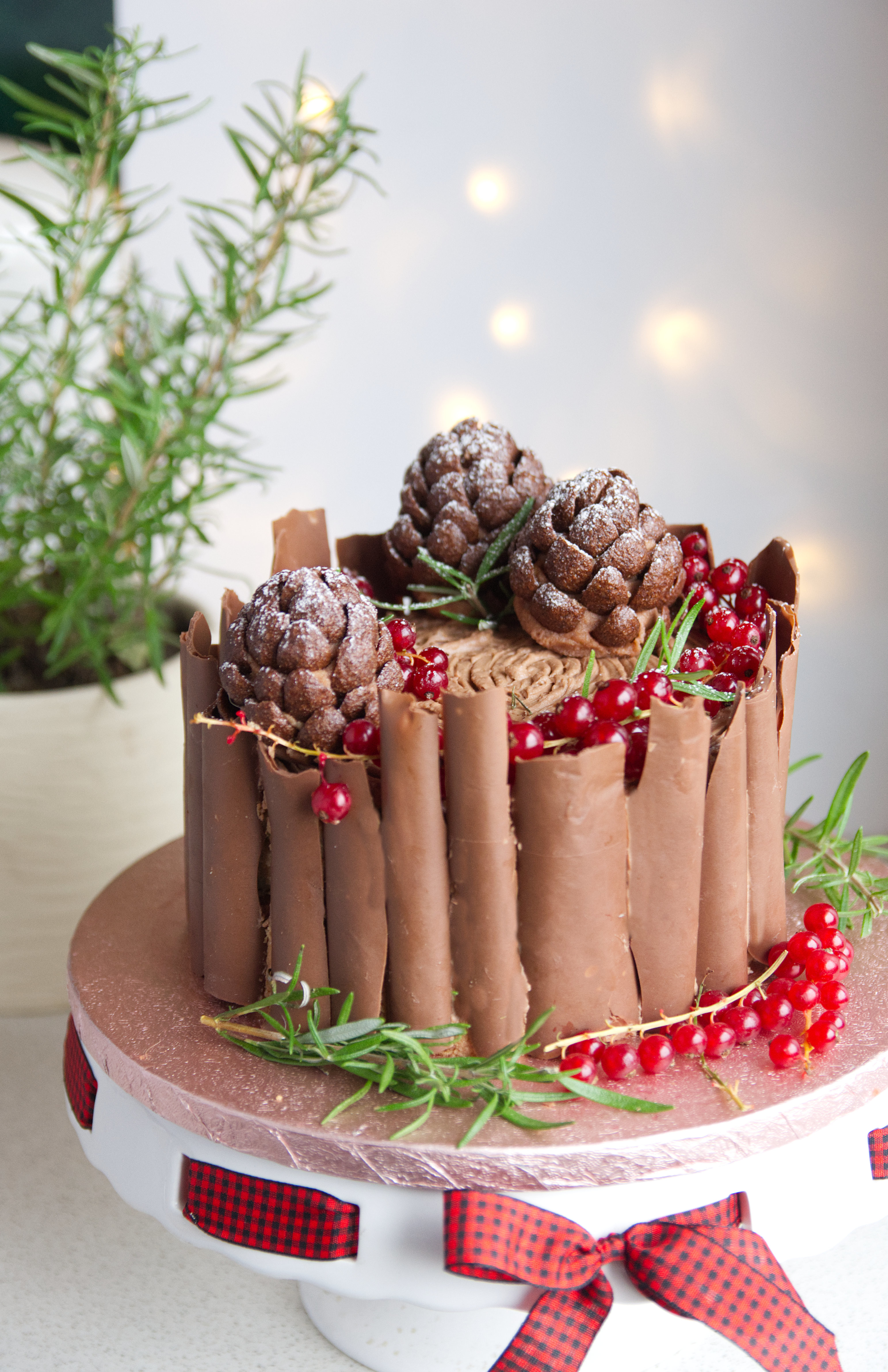 Czekoladowy tort świąteczny z whisky