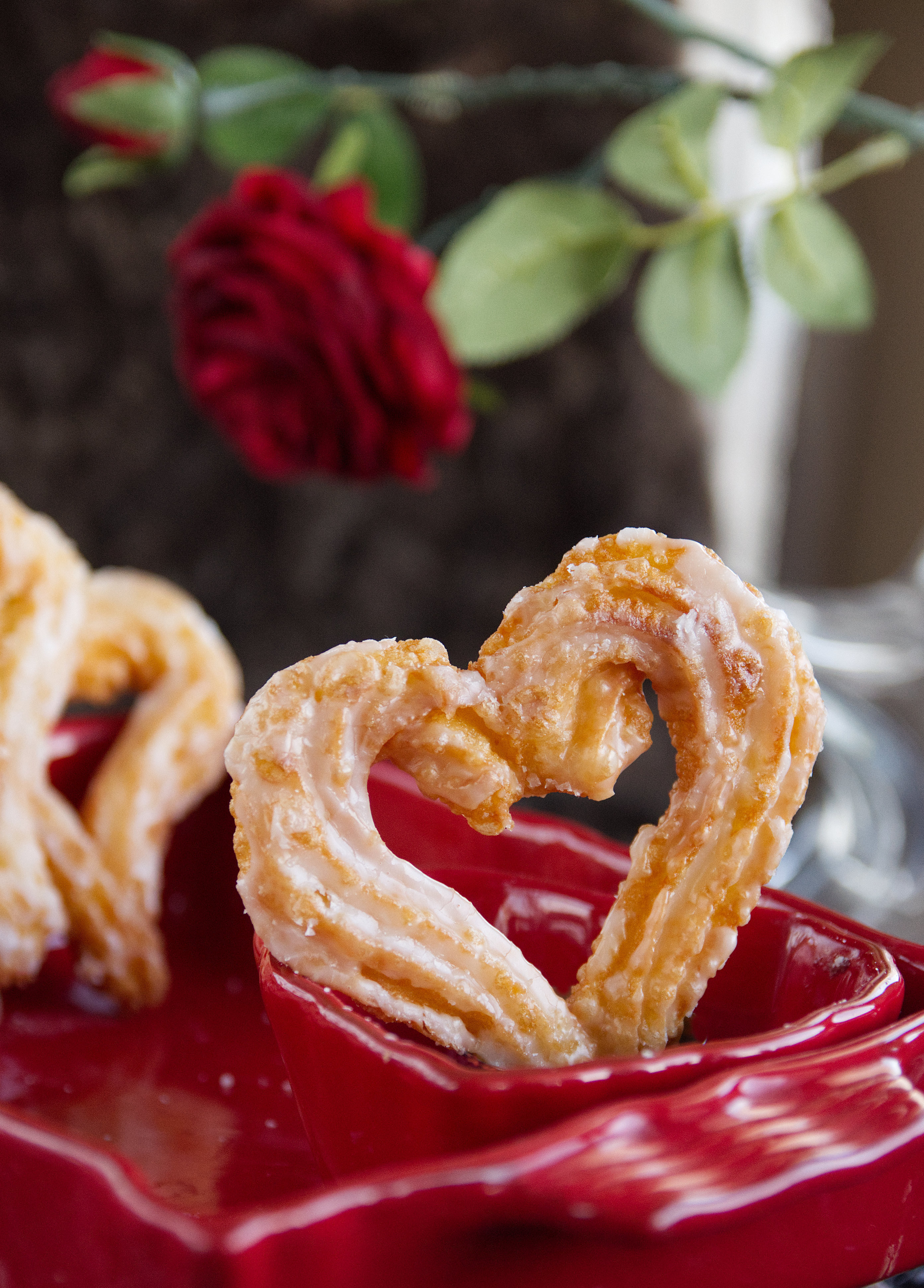 Pączki wiedeńskie – serca walentynkowe